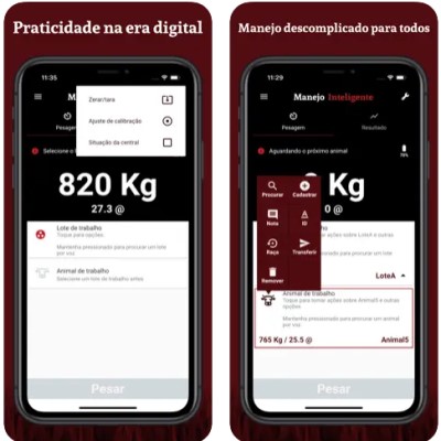 Aplicativos para pesar animais