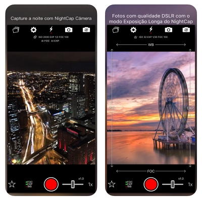aplicativos de câmera de visão noturna