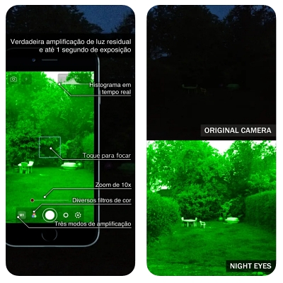 Câmeras noturnas no seu celular: descubra os melhores apps