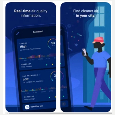 Aplicativos que descobrem se o ar está poluído